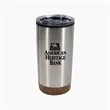 Color Splash Cork 20oz Stainless Steel Tumbler | https://www.bestnamebadges.com