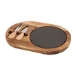 Bon Appetit Slate Cheese Set | https://www.bestnamebadges.com
