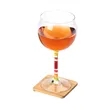 Brandon IV 4-Piece Bamboo Coaster Set | https://www.bestnamebadges.com