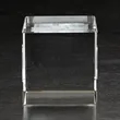 Large Flat Cube 3D Crystal Award | https://www.bestnamebadges.com