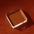 3D Crystal Square Paperweight - Small | https://www.bestnamebadges.com