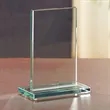 Glass Rectangle - Small Award | https://www.bestnamebadges.com