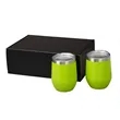 Aria II Two-Piece Wine Tumbler Gift Set | https://www.bestnamebadges.com