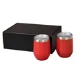 Aria II Two-Piece Wine Tumbler Gift Set | https://www.bestnamebadges.com