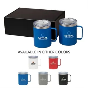 Camper II Two-Piece Camping Mug Gift Set | https://www.bestnamebadges.com