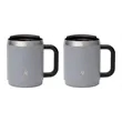 Manna™ Boulder Two-Piece Camping Mug Gift Set | https://www.bestnamebadges.com
