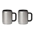 Manna™ Boulder Two-Piece Camping Mug Gift Set | https://www.bestnamebadges.com