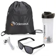 Athletic 4-Piece Fitness Gift Set | https://www.bestnamebadges.com