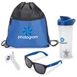 Athletic 4-Piece Fitness Gift Set | https://www.bestnamebadges.com