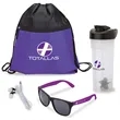 Athletic 4-Piece Fitness Gift Set | https://www.bestnamebadges.com