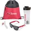 Athletic 4-Piece Fitness Gift Set | https://www.bestnamebadges.com