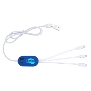 Good Value™ DualLink Charging Cable 2A with USB Hub | https://www.bestnamebadges.com