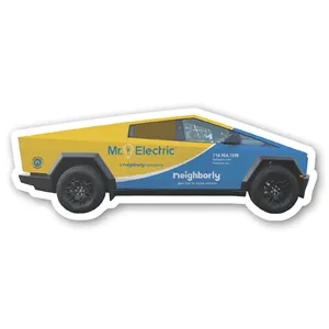 Electric Truck Magnet | https://www.bestnamebadges.com