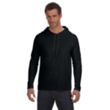 Anvil Ringspun Long-Sleeve Hooded T-Shirt | https://www.bestnamebadges.com