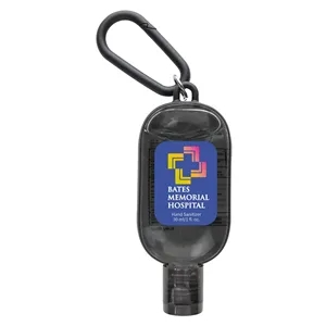 1 oz. Hand Sanitizer with Colorful Case and Carabiner | https://www.bestnamebadges.com