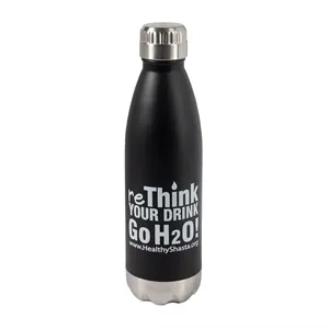 16 oz Double Wall Stainless Steel Vacuum Bottle | https://www.bestnamebadges.com
