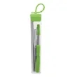 Cosmopolitan 7-Piece, 2-Straw Stainless Steel Set | https://www.bestnamebadges.com