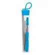 Cosmopolitan 7-Piece, 2-Straw Stainless Steel Set | https://www.bestnamebadges.com