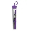 Cosmopolitan 7-Piece, 2-Straw Stainless Steel Set | https://www.bestnamebadges.com