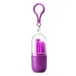 Bellini Silicone Straw in Capsule Case | https://www.bestnamebadges.com