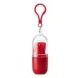 Bellini Silicone Straw in Capsule Case | https://www.bestnamebadges.com