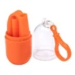 Bellini Silicone Straw in Capsule Case | https://www.bestnamebadges.com