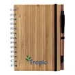 Albany Bamboo Notebook & Pen | https://www.bestnamebadges.com