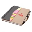 Broome Junior Notebook with Pen, Flags & Sticky Notes | https://www.bestnamebadges.com