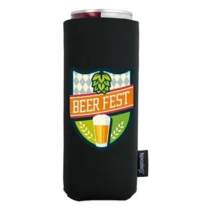 Koozie® Collapsible Slim Can Cooler | https://www.bestnamebadges.com