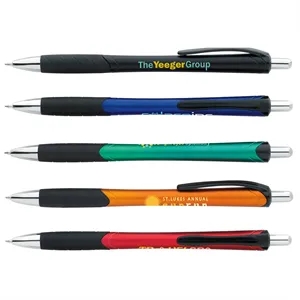 Good Value™ Metallic Slim Pen | https://www.bestnamebadges.com