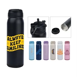 Dylan 24 oz. Double Wall, Stainless Steel Water Bottle | https://www.bestnamebadges.com
