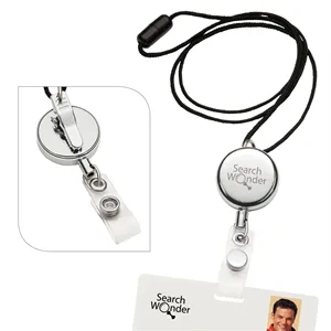 Dual Function Metal Badge Holder | https://www.bestnamebadges.com