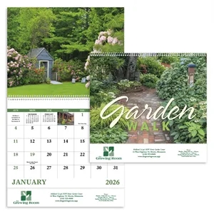 Good Value™ Garden Walk - Spiral Calendar | https://www.bestnamebadges.com