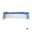 DisplaySplash 8' Open Back Table Throw | https://www.bestnamebadges.com