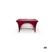 DisplaySplash 4' Stretch Open Back Table Cover | https://www.bestnamebadges.com