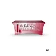 DisplaySplash 6' Stretch, Open Back Table Cover | https://www.bestnamebadges.com