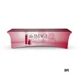 DisplaySplash 8' Stretch Open Back Table Cover | https://www.bestnamebadges.com