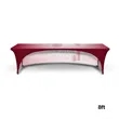 DisplaySplash 8' Stretch Open Back Table Cover | https://www.bestnamebadges.com