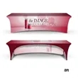 DisplaySplash 8' Stretch Open Back Table Cover | https://www.bestnamebadges.com