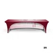 DisplaySplash 8' Stretch Open Back Table Cover | https://www.bestnamebadges.com