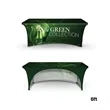 DisplaySplash 6' RPET Stretch Open Back Table Cover | https://www.bestnamebadges.com