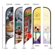 DisplaySplash 15' Single-Sided Custom Feather Flag | https://www.bestnamebadges.com