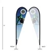 DisplaySplash 13' Single-Sided Custom Teardrop Flag | https://www.bestnamebadges.com