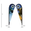 DisplaySplash 15' Double-Sided Custom Teardrop Flag | https://www.bestnamebadges.com