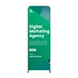 DisplaySplash Single Sided Fabric Floor Banner - 31 1/2"... | https://www.bestnamebadges.com