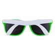 Flare Two-Tone Sunglasses | https://www.bestnamebadges.com