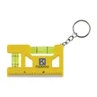 Hank 3" Level / Ruler Keyring | https://www.bestnamebadges.com