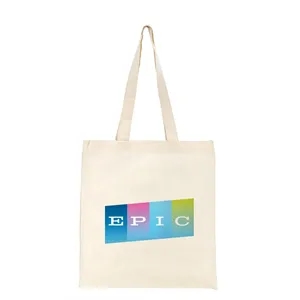 Good Value™ Natural Economy Tote | https://www.bestnamebadges.com