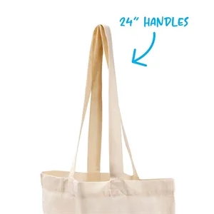 Good Value™ Natural Value Economy Tote | https://www.bestnamebadges.com