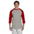 Champion Tagless Raglan Baseball Jersey | https://www.bestnamebadges.com